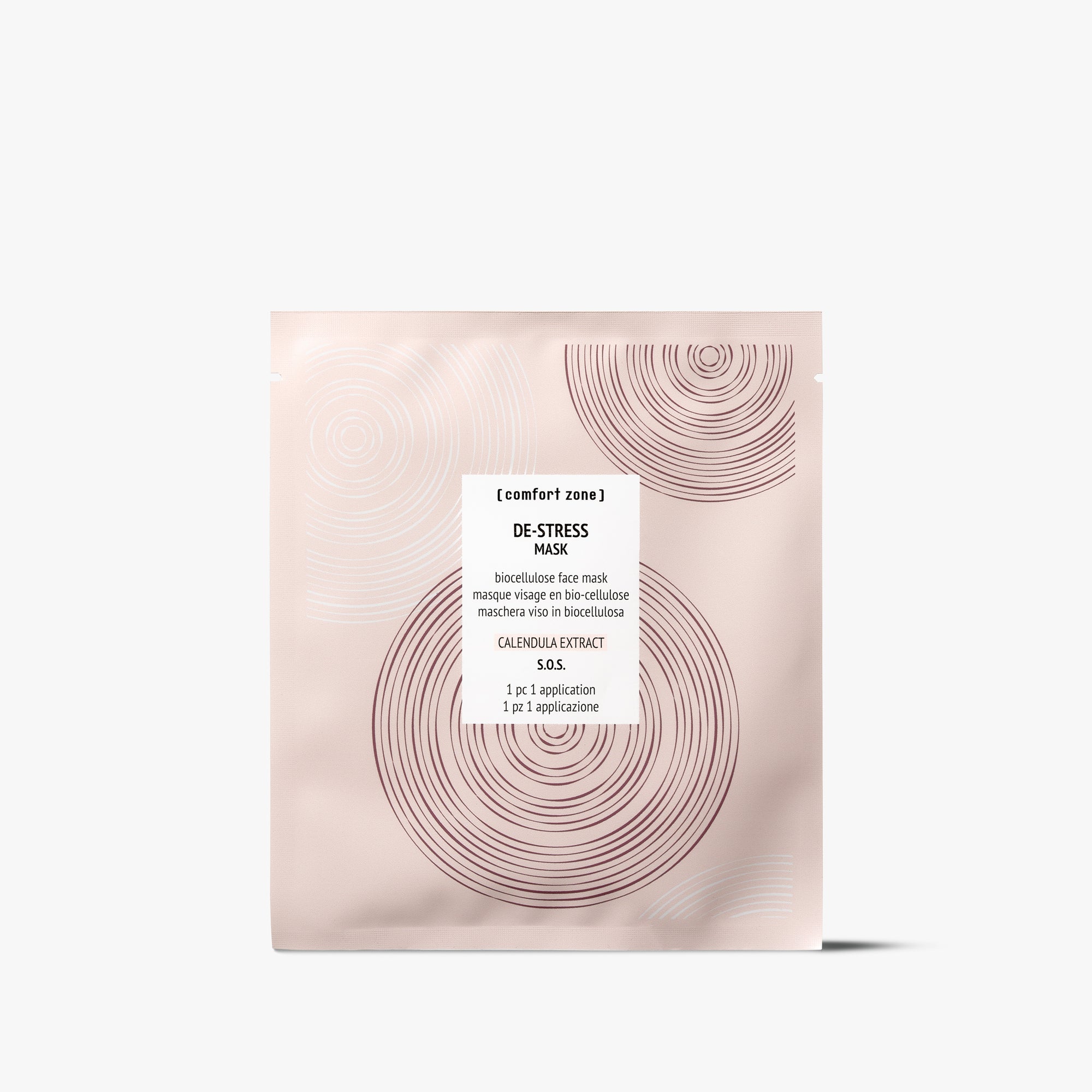 Comfort Zone: Remedy De_Stress Mask  Biocellulose gezichtsmasker -8004608530190
