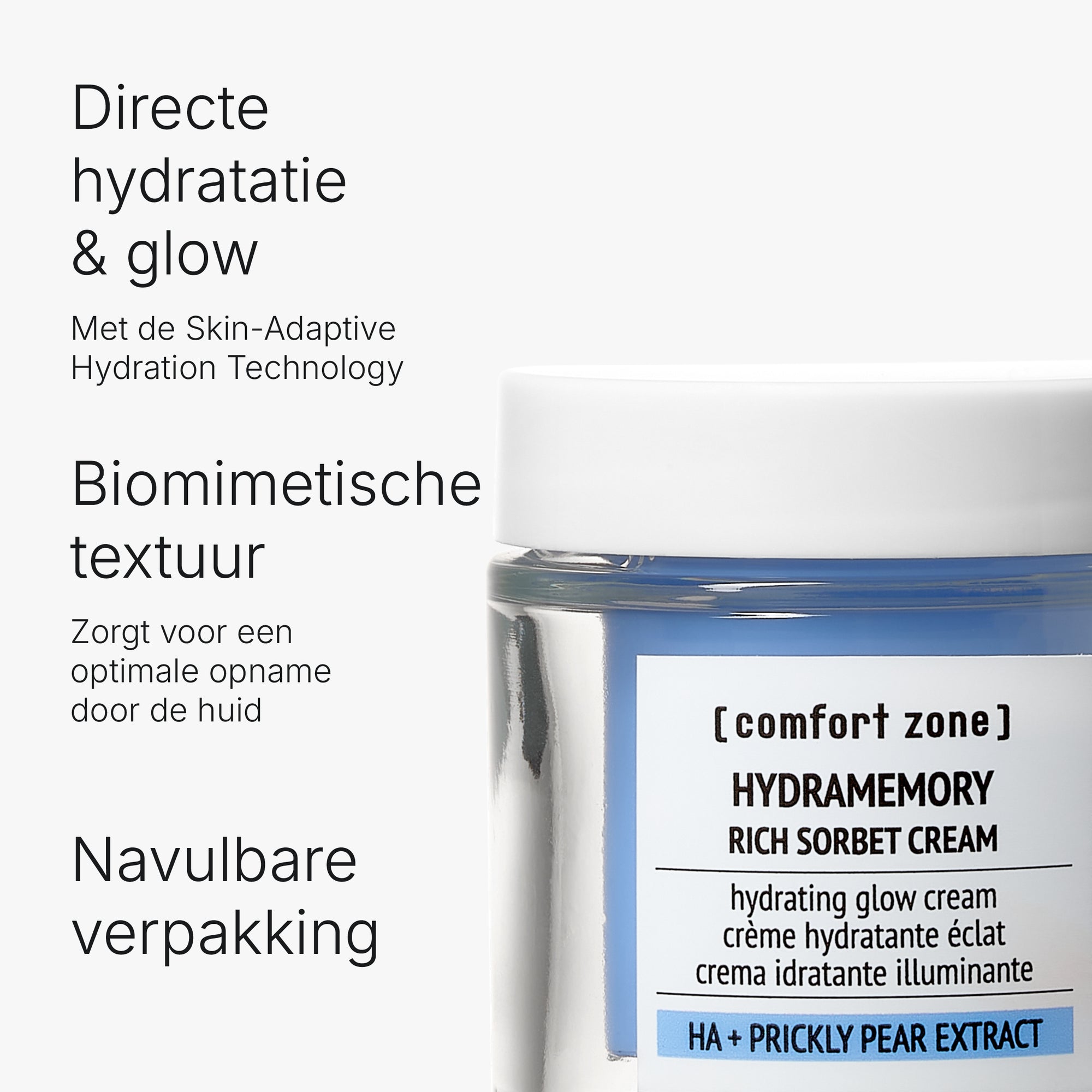 Comfort Zone: Hydramemory Rich Sorbet Cream Hydraterende crème voor meer Glow-100x.jpg?v=1779878682
