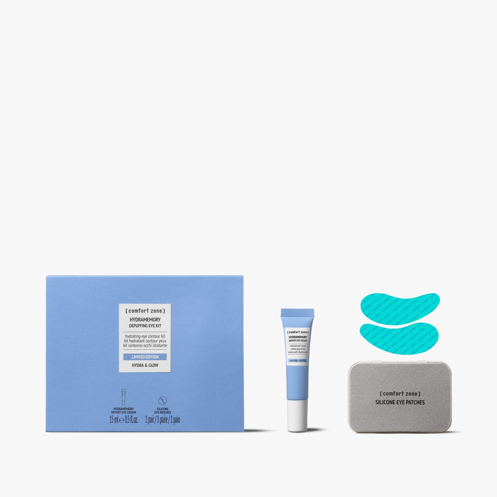 Comfort Zone: Kit Depuffing Eye  Hydraterende oogcontourkit -
