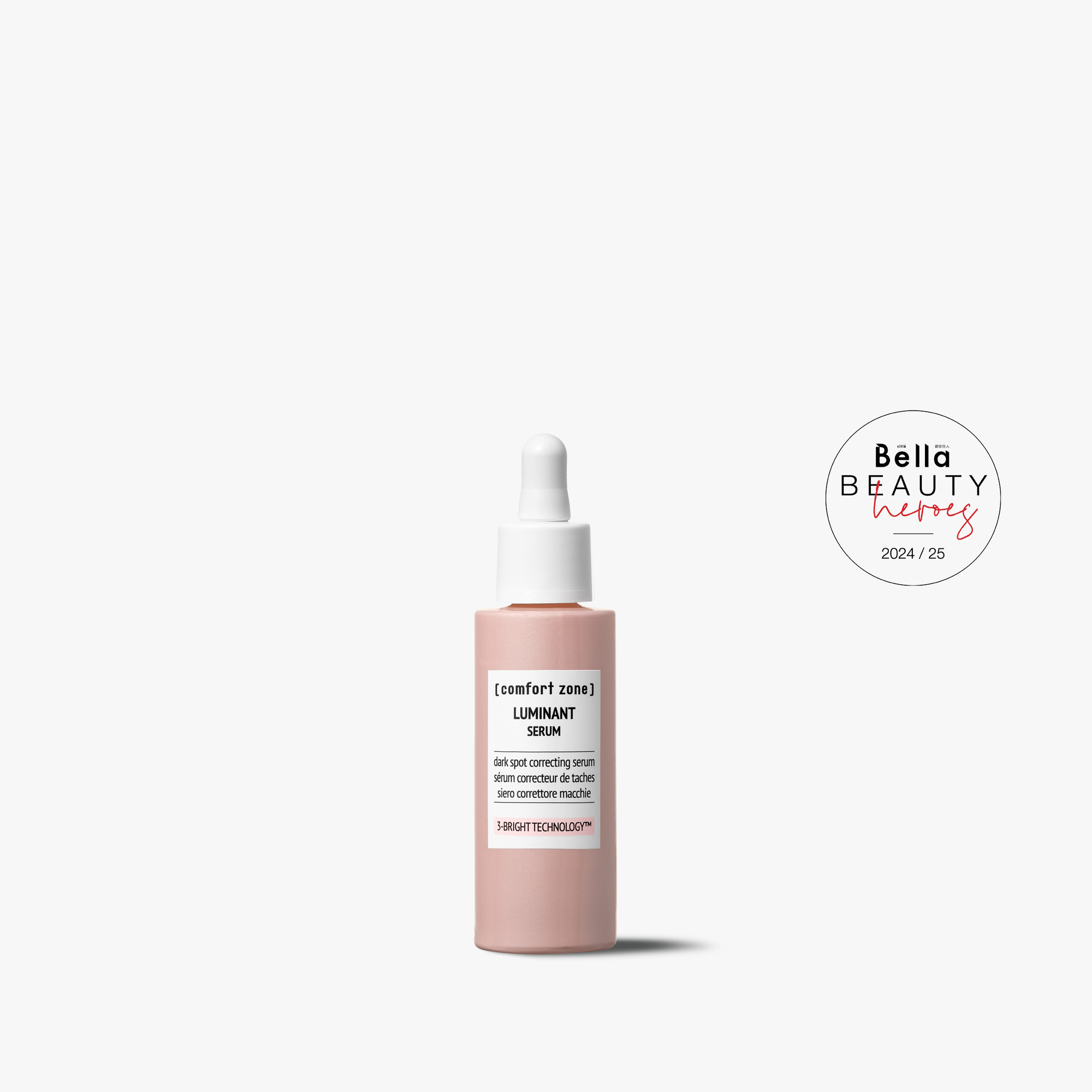 Comfort Zone: Luminant Serum Serum om pigmentvlekken te corrigeren-award.png
