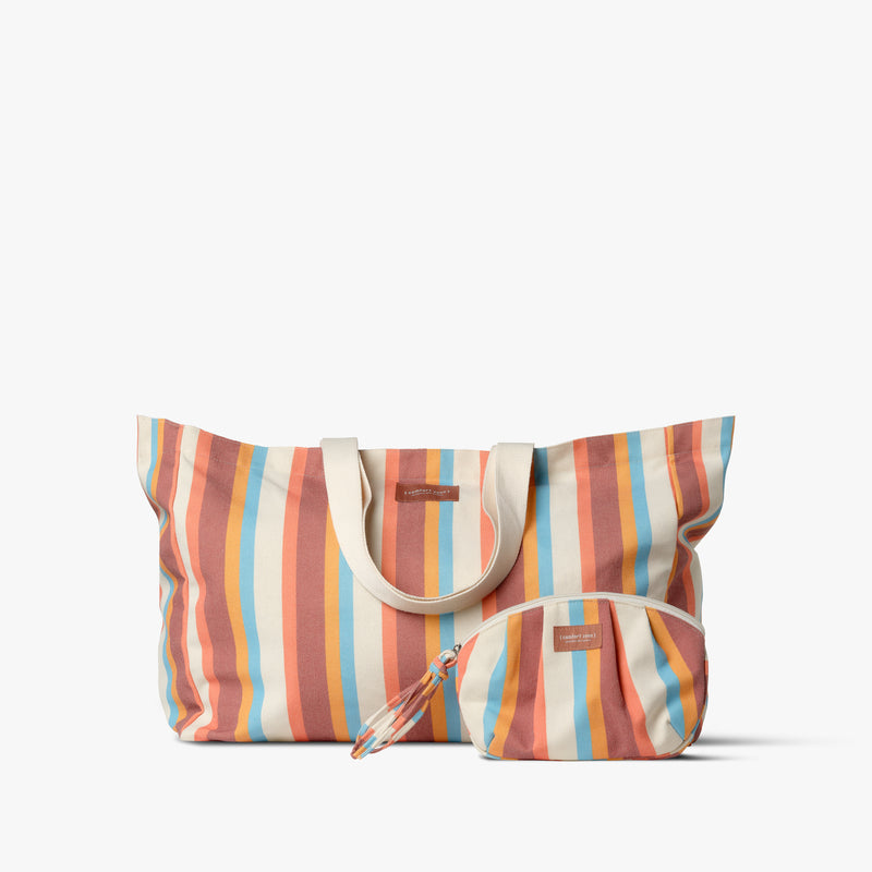 Riviera Stripes Summer Bag &amp; Pouch 1  Comfortzone
