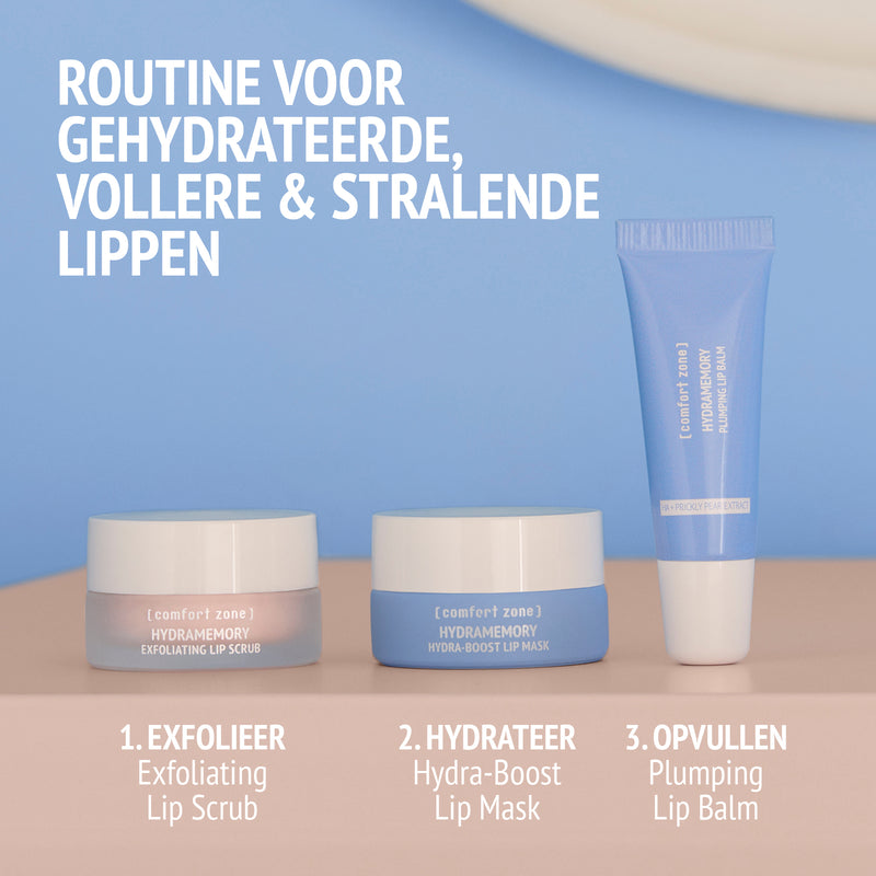 Comfort Zone: Kit Hydramemory Lip Trio lippenritueel in drie stappen-

